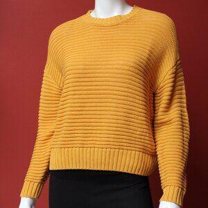 H&M DIVIDED Yellow Knit Sweater